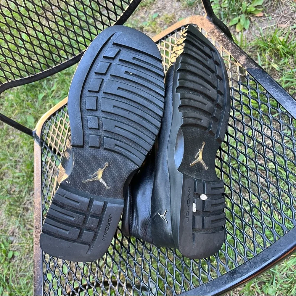 Vintage Nike Air Jordan Jumpman Two 3 Profiler Boots Black Leather Size 12